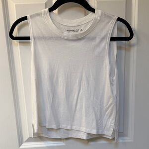 Abercrombie & Fitch White Sleeveless Muscle Tank Top Size XS Women's BRAND NEW